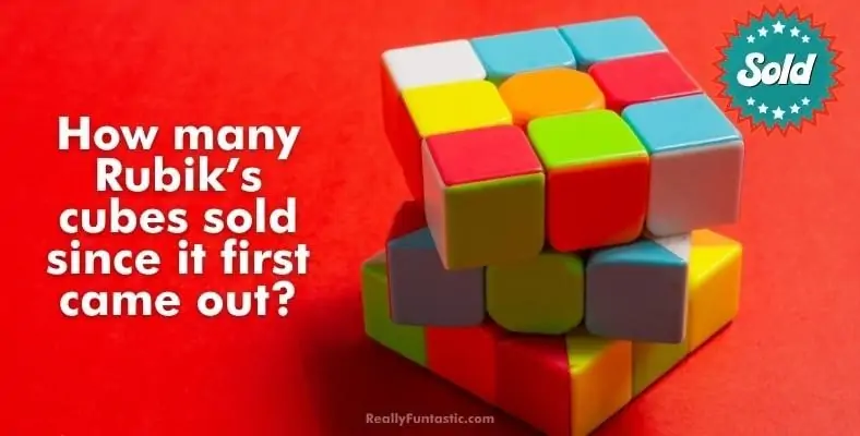 how many rubik’s cubes sold since it first came out